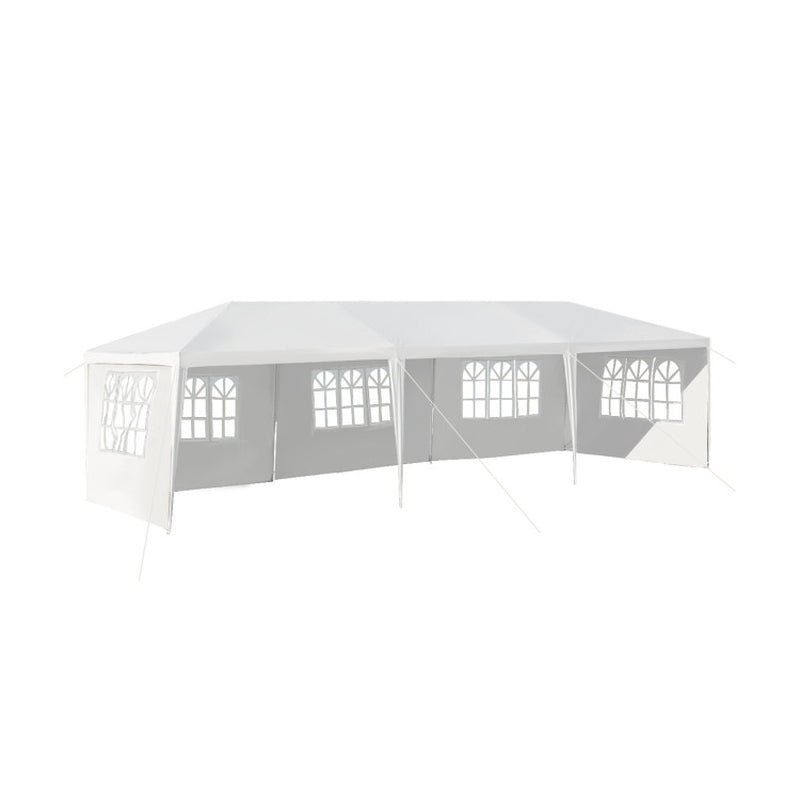 10 X 30 Feet Canopy Tent with 5 Removable Sidewalls for Party Wedding