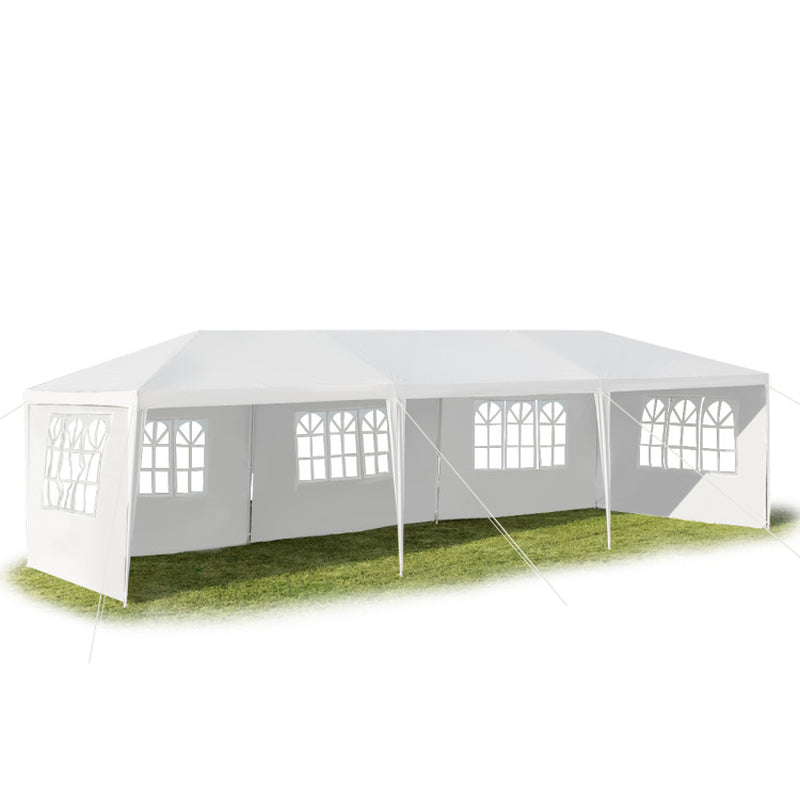 10 X 30 Feet Canopy Tent with 5 Removable Sidewalls for Party Wedding