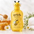 Honey Bee  Shampoo| Baby Shampoo with Pop-Up Rattle Cap, Paraben Free Product for Baby’S Delicate Hair; 13.5 Fl